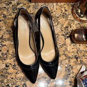 Michael Kors Black Patent Leather Heels